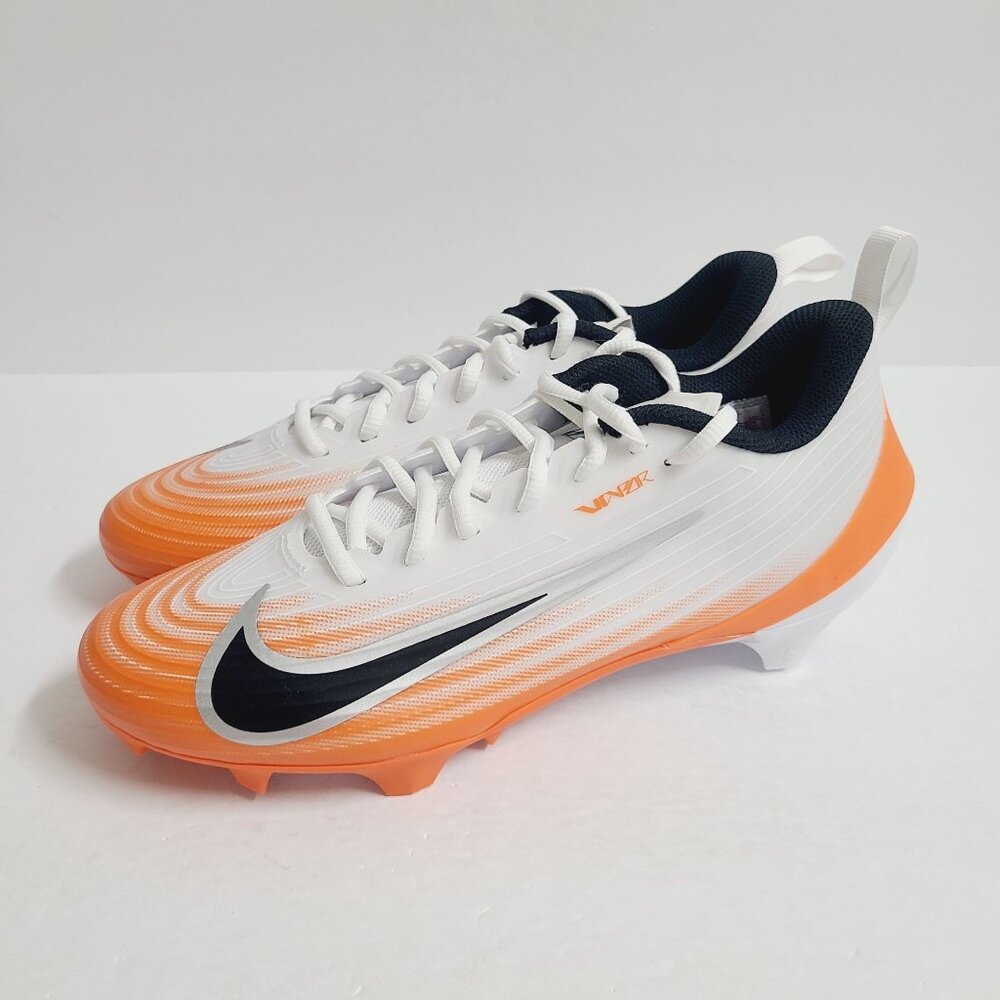 NEW Nike Vapor Speed 3 TB Football Cleats HM8849-104 Size 13.5 White Orange